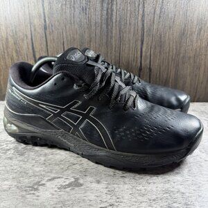 ASICS Gel Kayano Ace Shoes Mens Size 11 Black Golf Spikeless FlyteFoam 1111A209